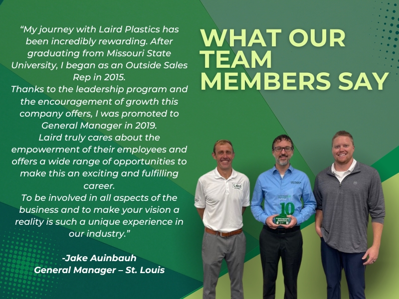 Dynamic Workplace Culture at Laird Plastics