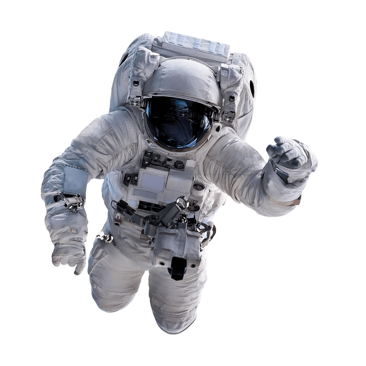 Astronaut with PBI protective clothing